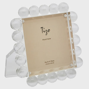 Bubbles Lucite Frame 4x4