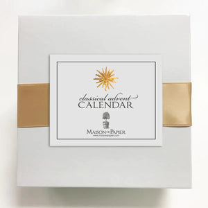 Classical Advent Calendar w/ Easel