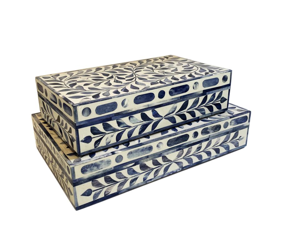 Large Floral Inlay Box