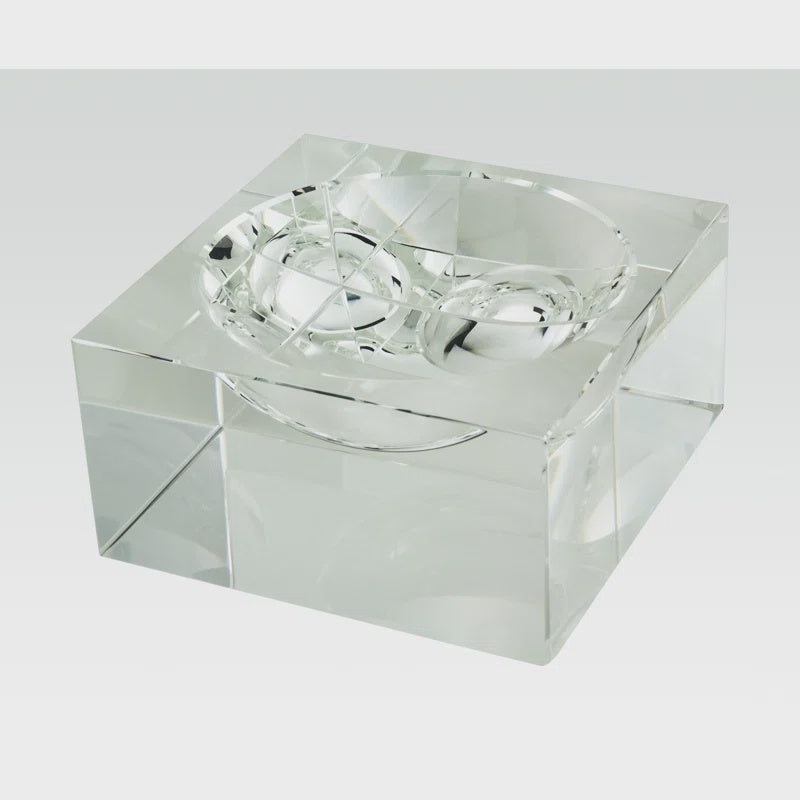 Crystal Square Bowl
