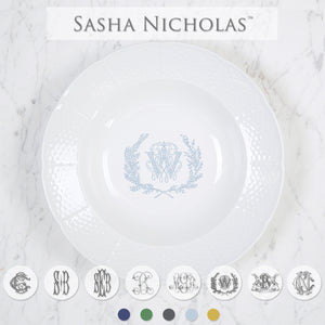 Sasha Nicholas White Weave  Soup Bowl